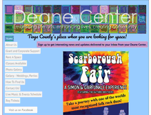 Tablet Screenshot of deanecenter.com